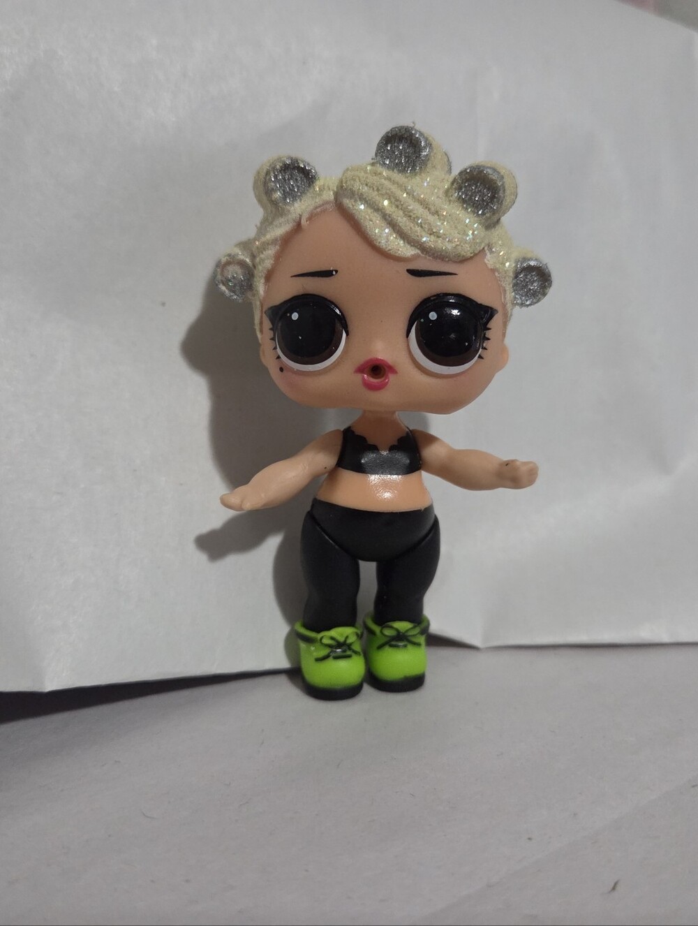 LOL Surprise Doll - Black Outfit with Neon Green Shoes
